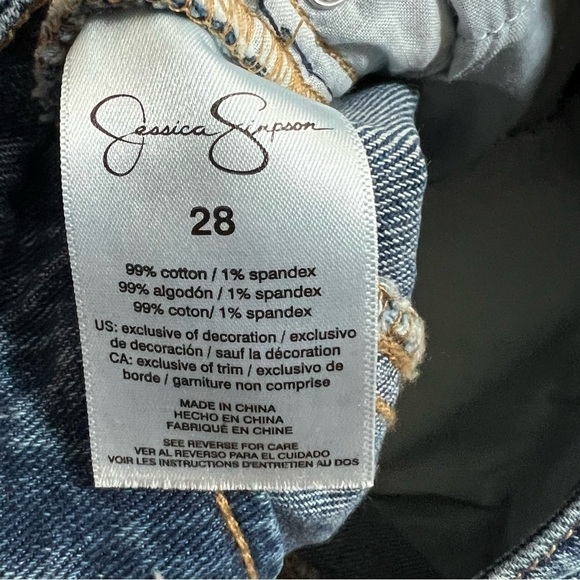 Jessica Simpson Spotlight High rise Straight ankle jeans in lucky star size 28 - Picture 7 of 15